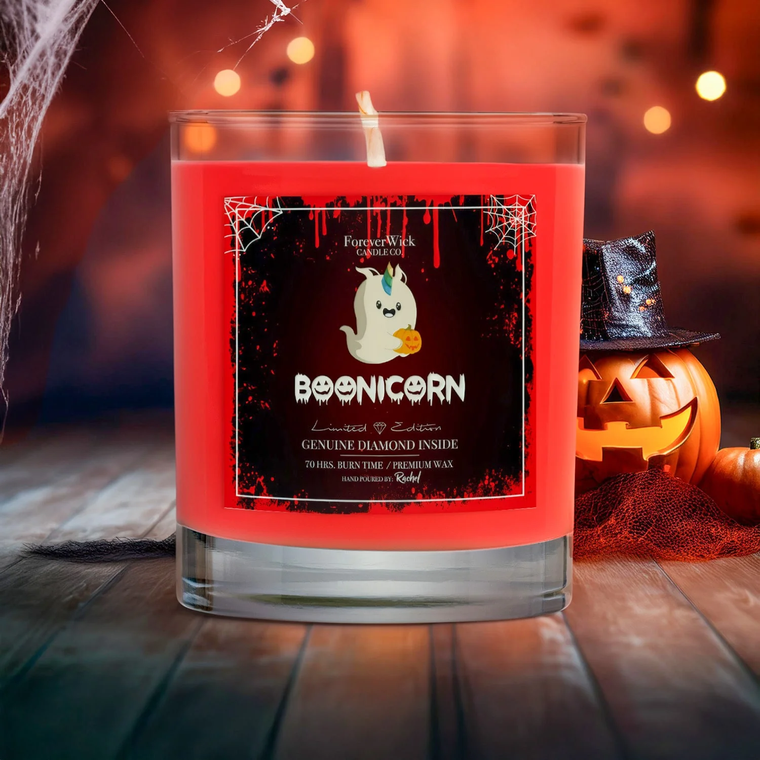 BooNicorn Diamond Candle - Image 2