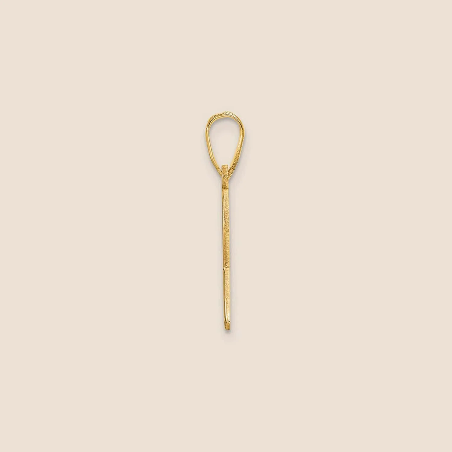 14K Gold Breast Cancer Awareness Charm - Image 3