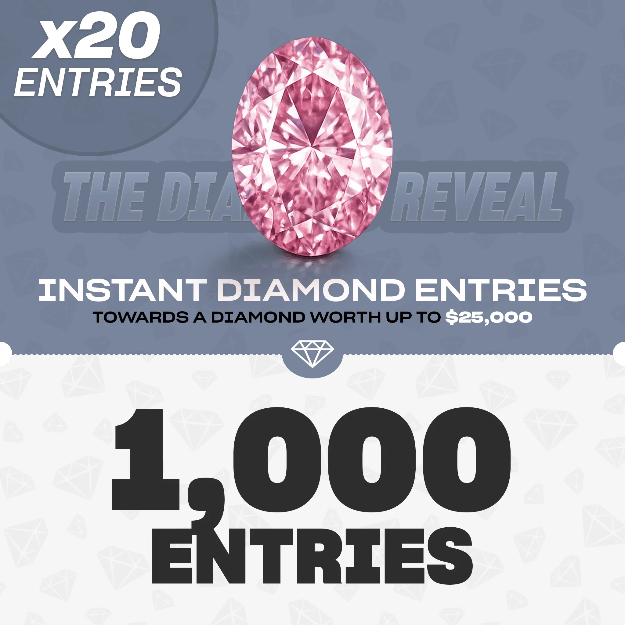 Easy Entry - Silver (1000 Entries)