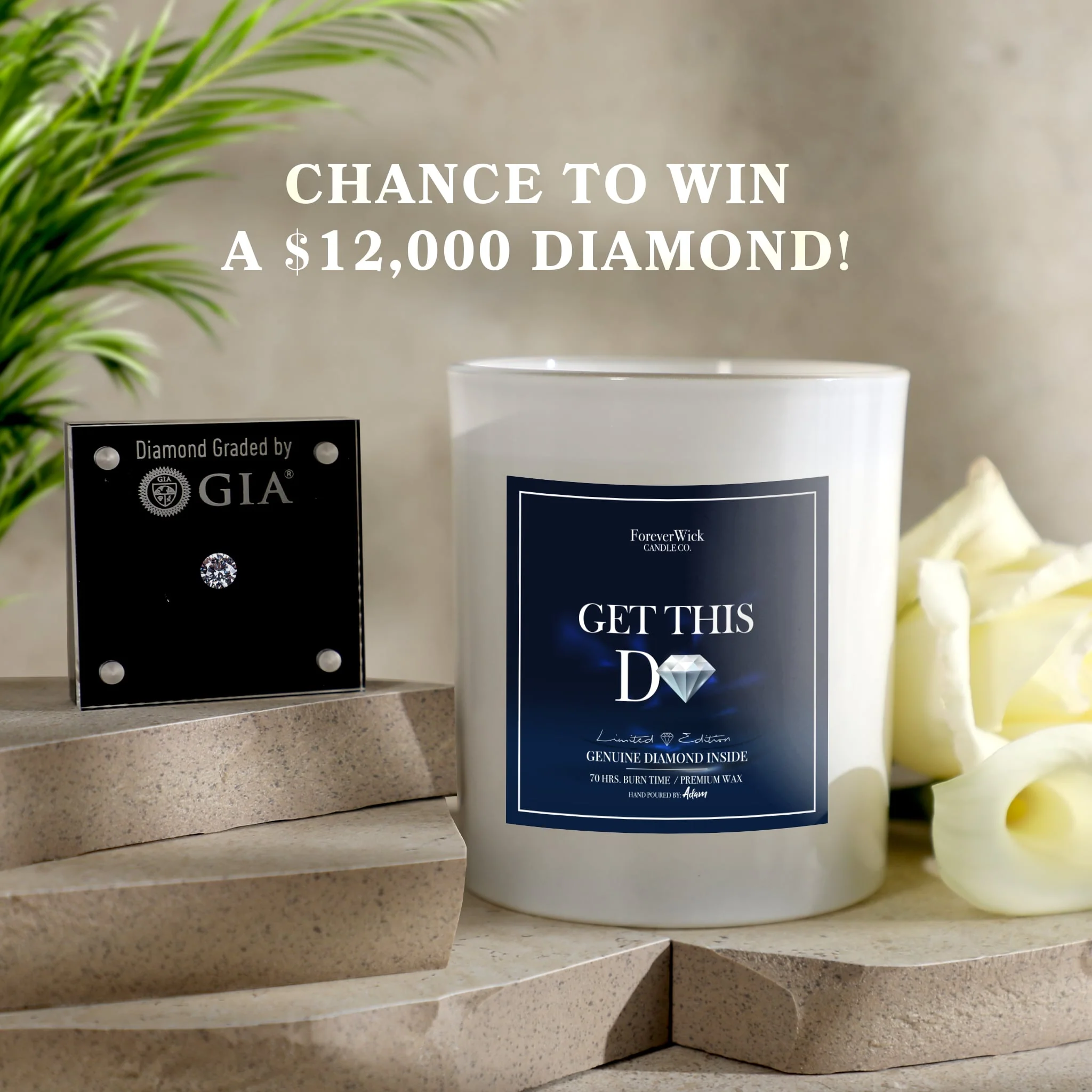 Get This D Diamond Candle - Image 4