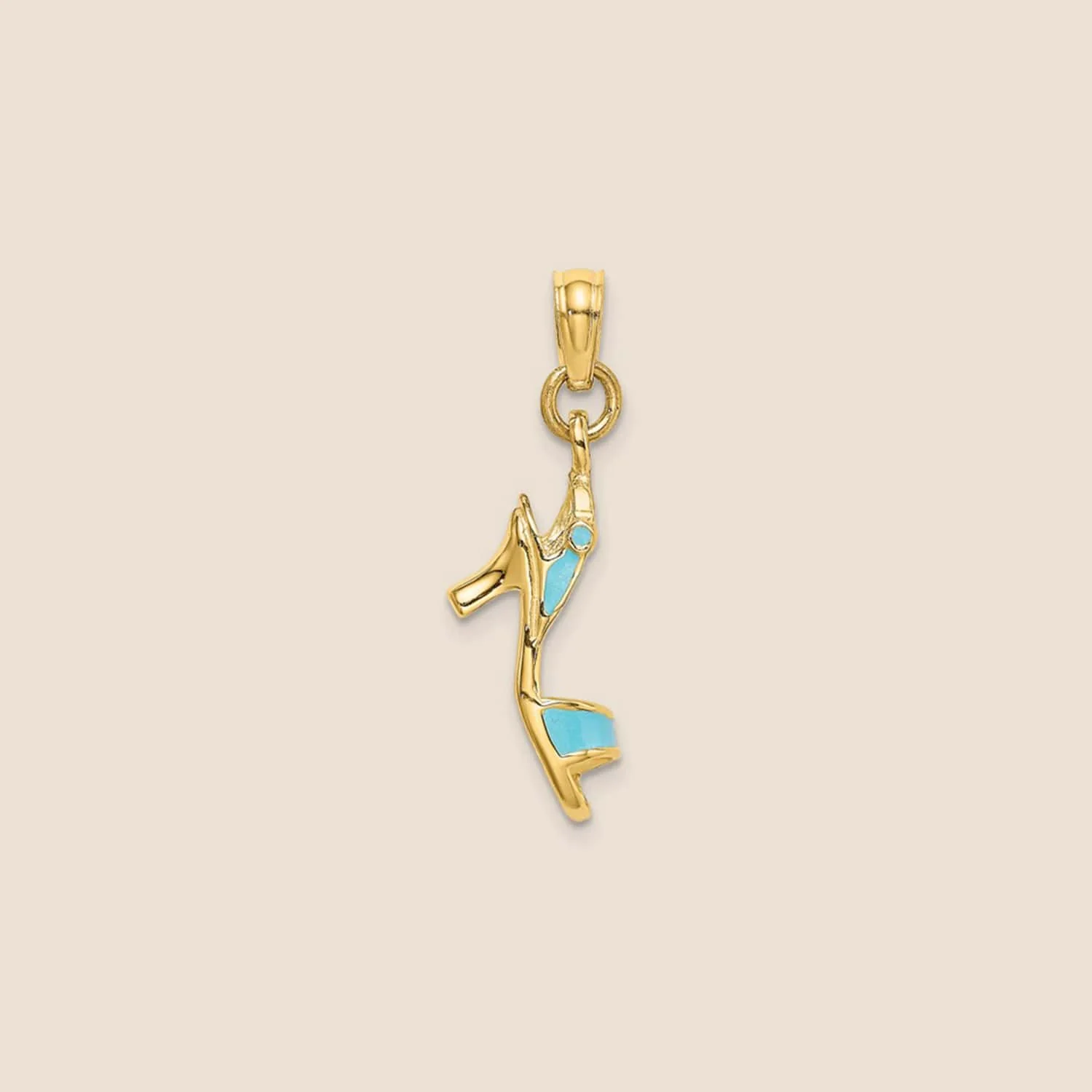 14K Gold High Heel Charm - Image 3
