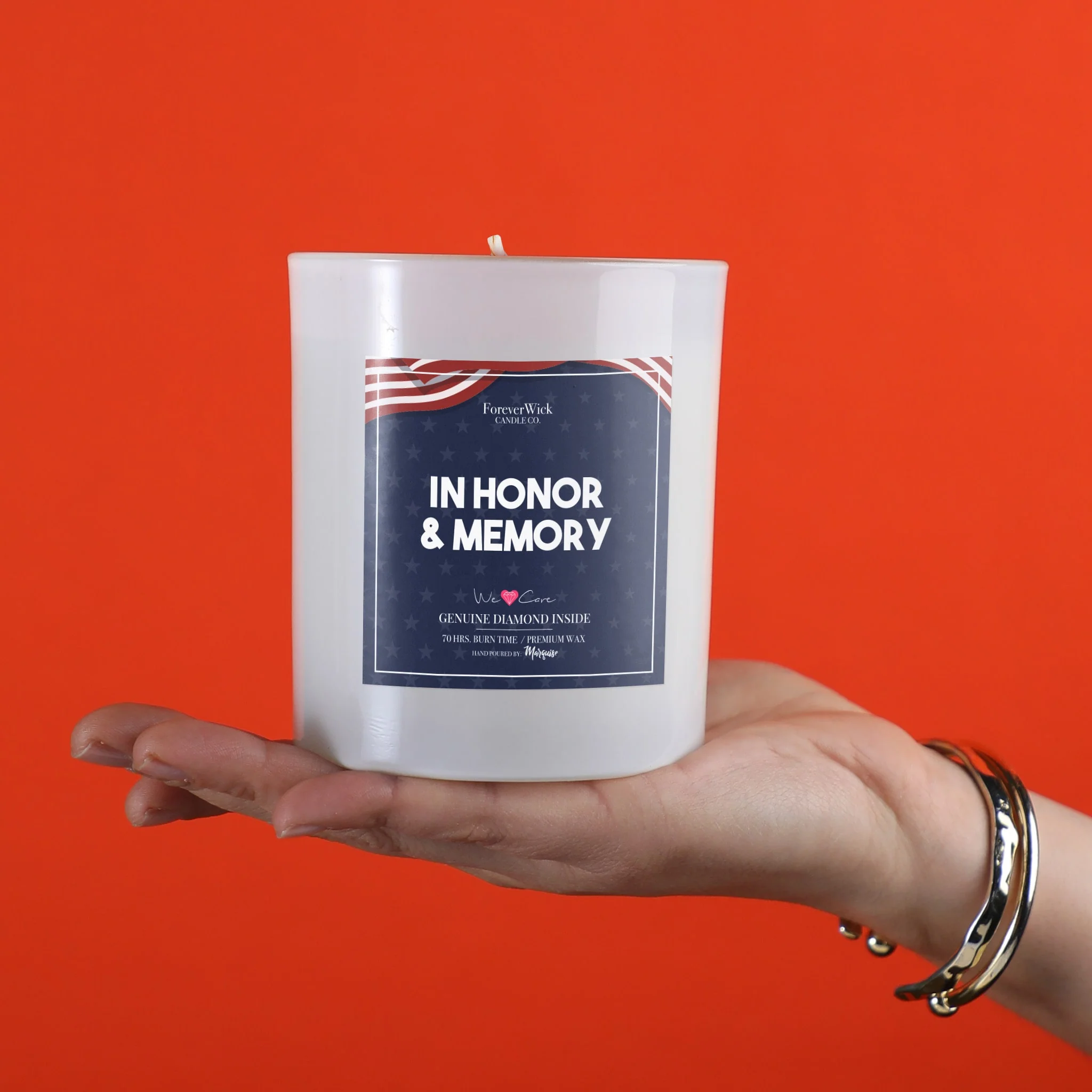 In Honor & Memory Donation Diamond Candle - Image 4