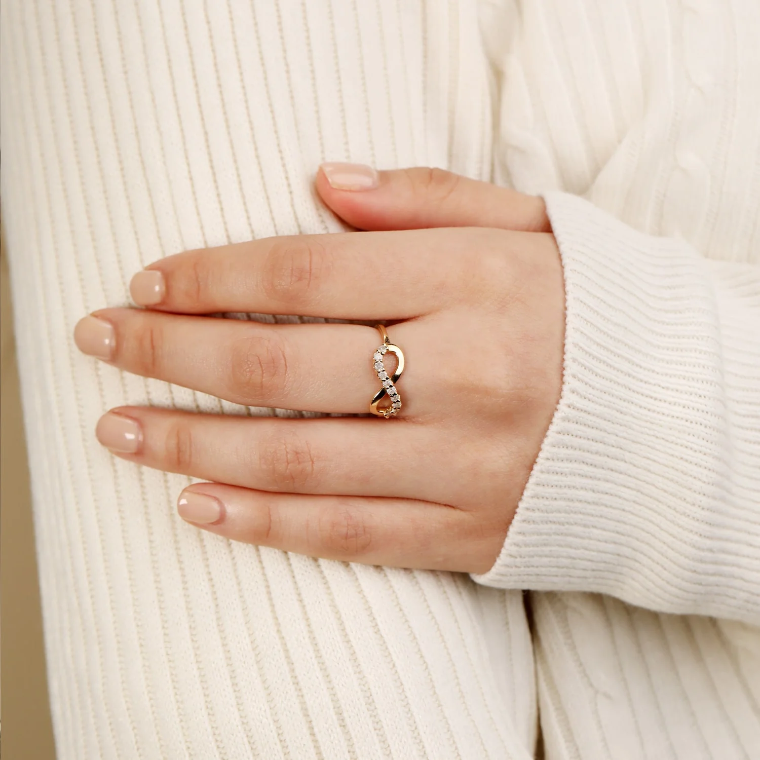 Infinity 10 Diamond Ring - Image 4
