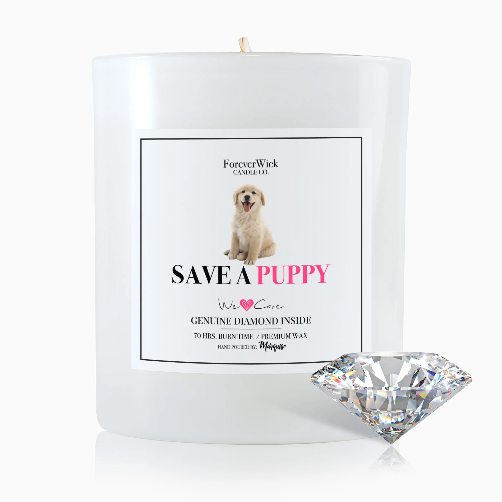 Save A Puppy Diamond Candle - Image 14