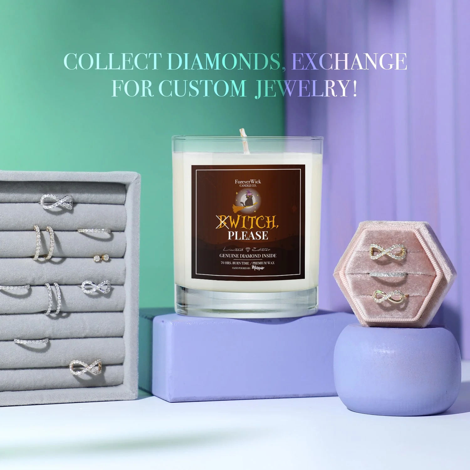 Witch Please Diamond Candle - Image 6